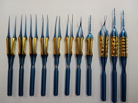 Titanium Opthalmic Forceps Set