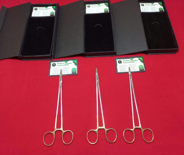 Aesculap BM066R 185mm(71/4") Straight Mayo-Hegar DUROGRIP Needle Holder